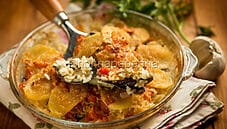 Tiella alla barese, un gratin della tradizione pugliese