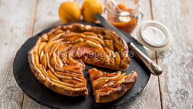 Torta di pesche