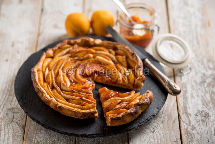 Torta di pesche