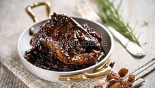 Colombacci con uvetta e pinoli, uno secondo di selvaggina