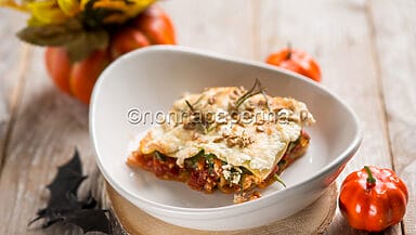 Lasagne alla zucca e fiocchi di latte