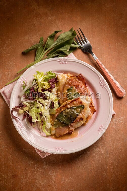 Saltimbocca di pollo con prosciutto