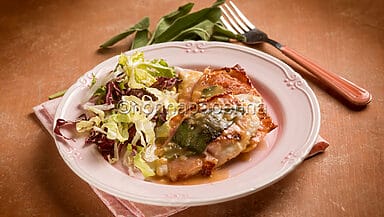 Saltimbocca di pollo con prosciutto