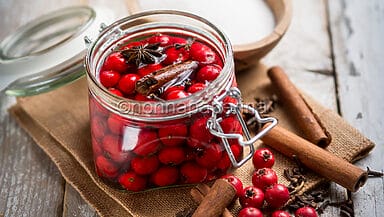 Azzeruole sotto spirito