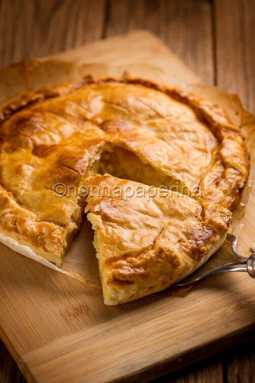 Cheese and onion pie Cheese and onion pie