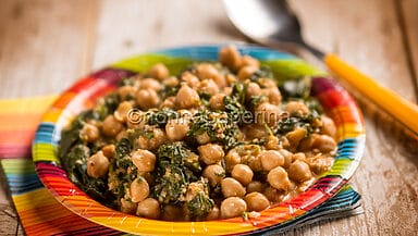 Espinacas con garbanzos