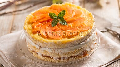 Torta allo yogurt con papaya