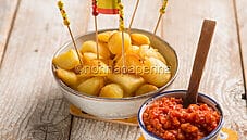 Patatas bravas, una versione stuzzicante per la tapa Patatas bravas, una versione stuzzicante per la tapa
