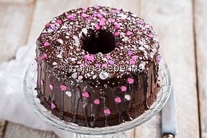Chiffon cake al cacao, un’idea per San Valentino