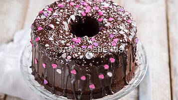 Chiffon cake al cacao