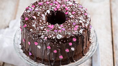 Chiffon cake al cacao