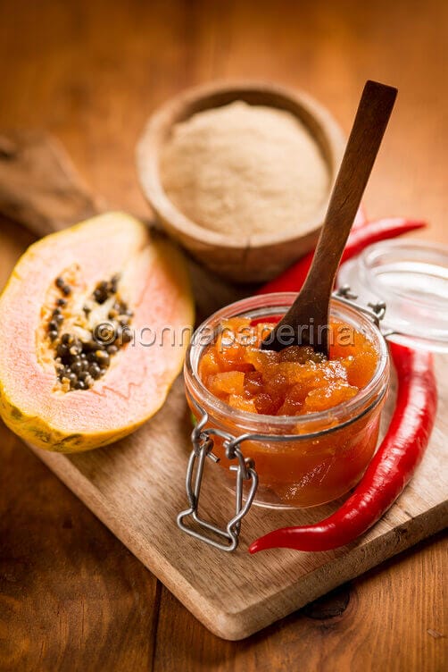 Confettura piccante alla papaya 