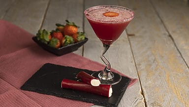 Frozen strawberry margarita
