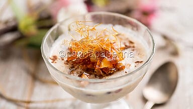 Panna cotta al torrone bianco