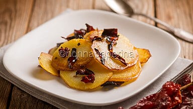 Patate e peperoni cruschi