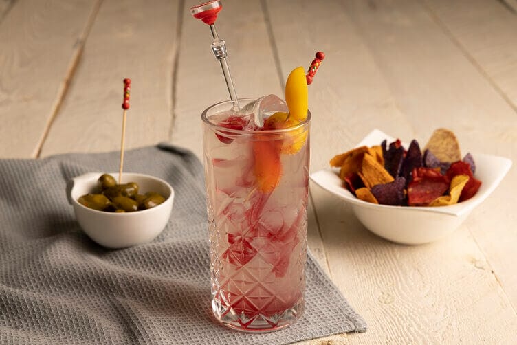 Shirley Temple con pomodorini gialli