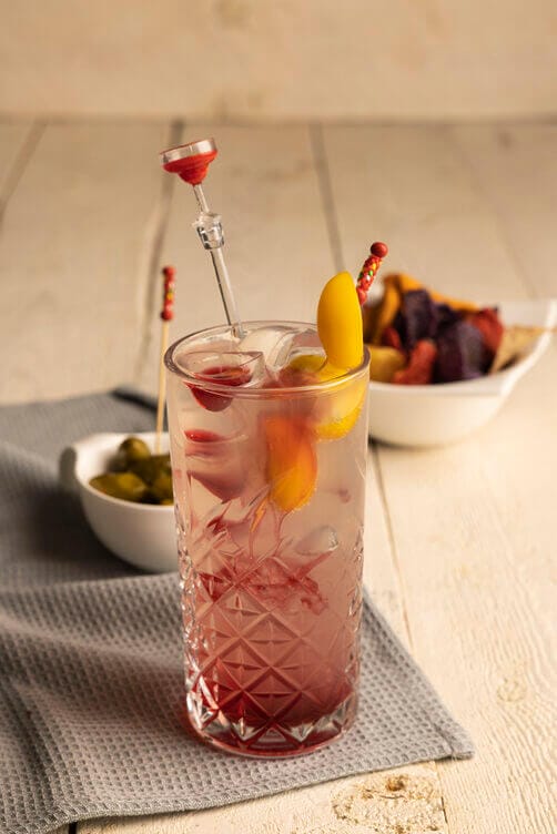 Shirley Temple con pomodorini gialli 