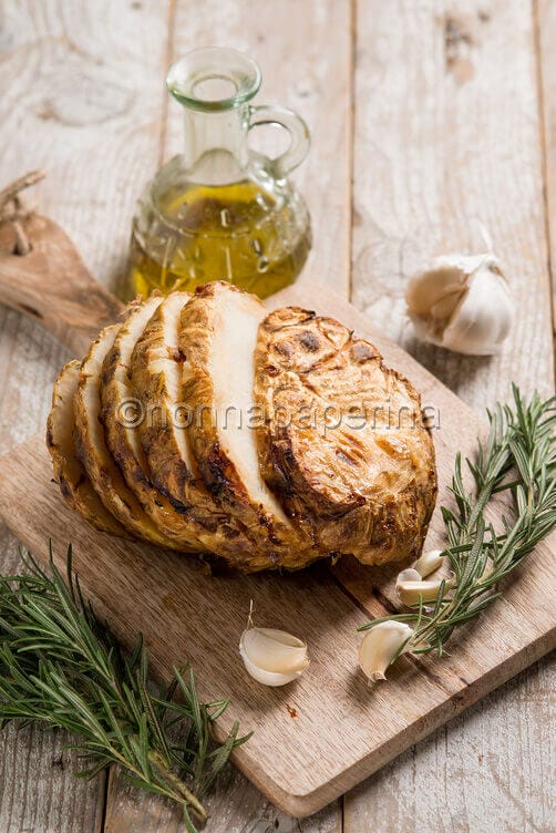 Sedano rapa al forno Sedano rapa al forno