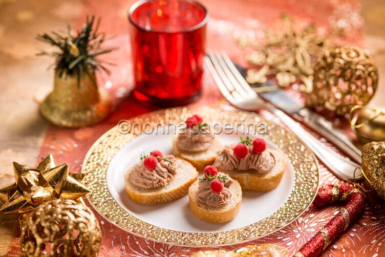 Foie gras on toasted bread, an elegant appetiser for New Year’s Eve