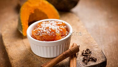 Doce de jerimum com coco