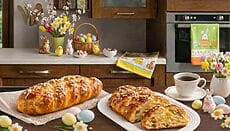 Treccia dolce con uvetta e canditi