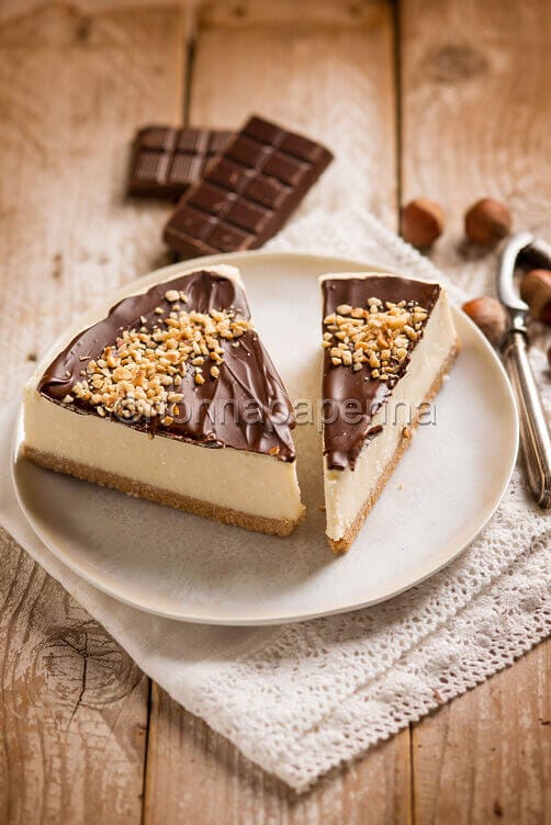 Cheesecake al cioccolato Cheesecake al cioccolato