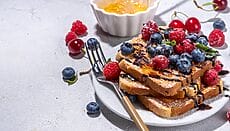 french toast senza uova 