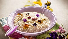 Risotto alle violette