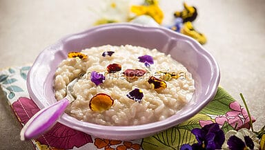 Risotto alle violette