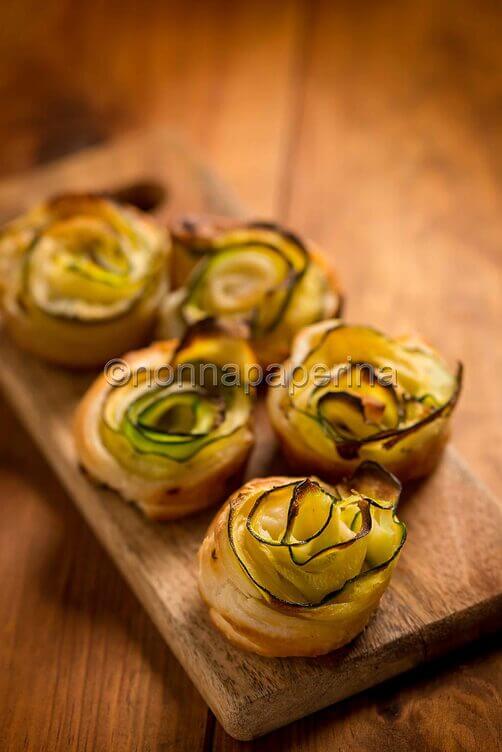 Roselline di zucchine Roselline di zucchine