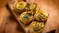 Roselline di zucchine, un antipasto elegante