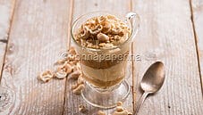 Tiramisù con crema di anacardi, una variante croccante