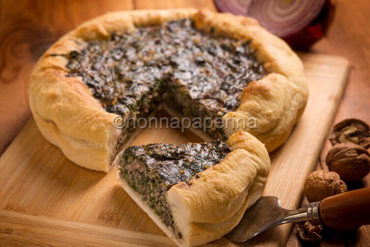 Torta di borragine e yogurt