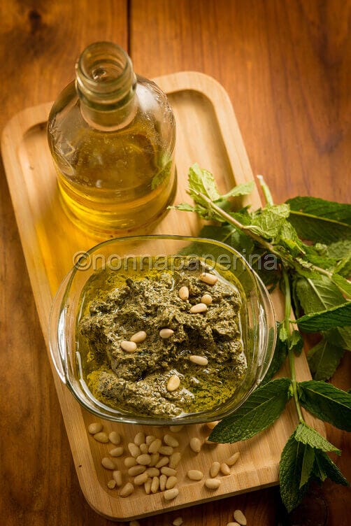 pesto di menta pesto di menta