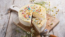 Cheesecake alla camomilla senza glutine, una torta delicata Cheesecake alla camomilla senza glutine, una torta delicata