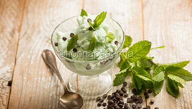 Gelato menta e cioccolato