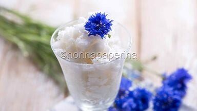 Sorbetto al fiordaliso