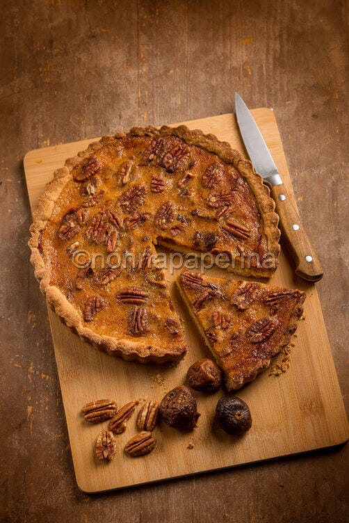 Torta di fichi secchi