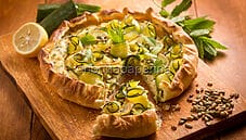 Torta salata con ricotta e zucchine, un grande classico