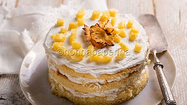 torta limoncello e ananas