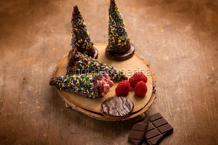 12 Mini Cappelli Da Strega E Scope Per Torte – Decorazioni Halloween In Argilla, Topper Per Cupcake, Fai Da Te - 5
