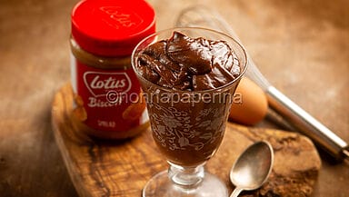 Mousse al cioccolato Biscoff