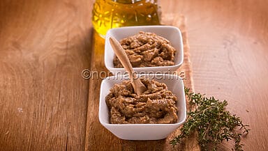 Pate di funghi e lenticchie