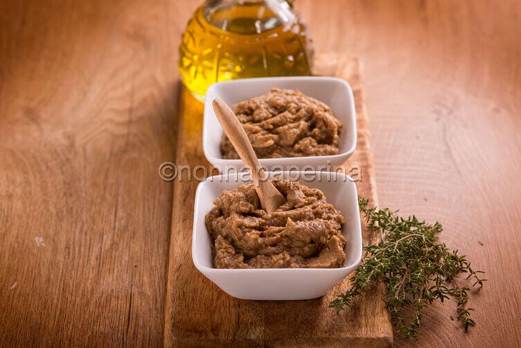 Pate di funghi e lenticchie