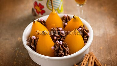 Pere caramellate allo zafferano