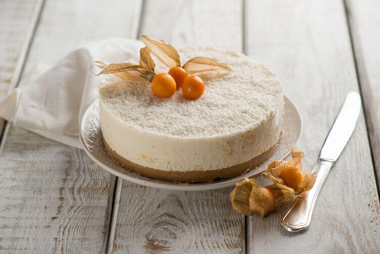 Cheesecake al cocco