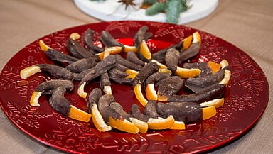 Arancia candita al cioccolato