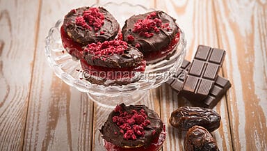 Biscotti ai lamponi e cocco