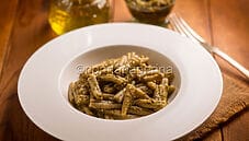 Caserecce con pesto di kale, un primo rustico che stupisce