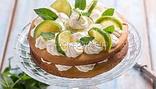 Cream tart al mojito, una versione esotica di una cake unica Cream tart al mojito, una versione esotica di una cake unica